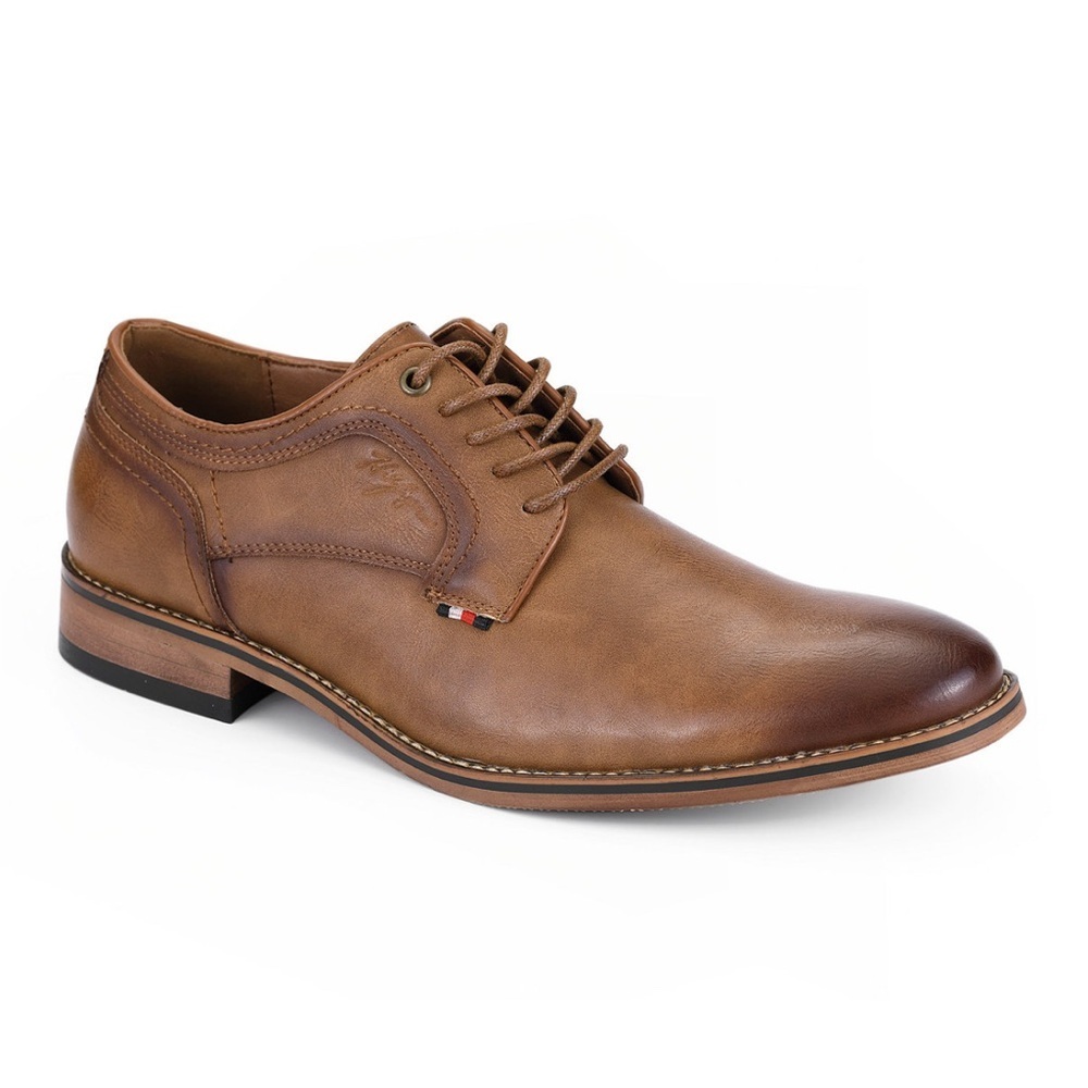 Tommy Hilfiger Men’s Benty Oxford Shoes - Size 10- Light Natural